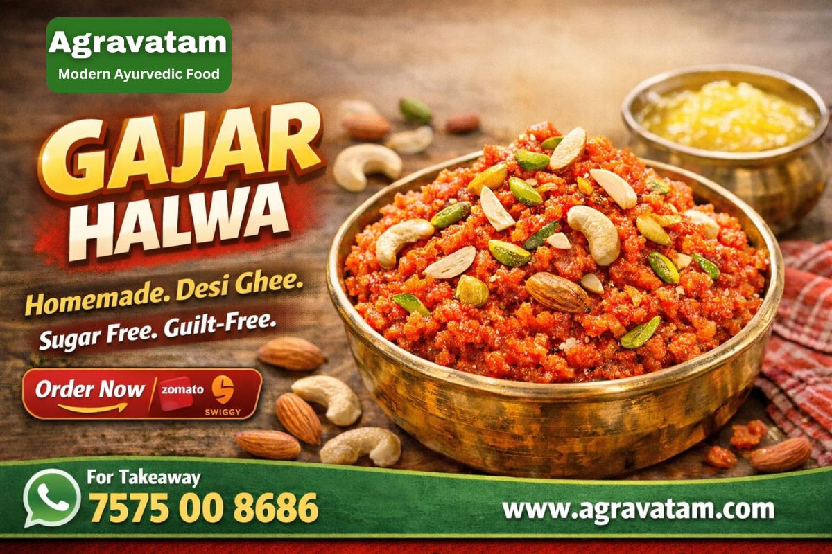 Gajar Halwa Sugar Free, Seasonal, Desi Ghee & Dry Fruits by Agravatam Ayurvedic Food Ahmedabad, Gujarat, India
