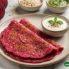 Beetroot Oats Chilla with Curd Agravatam Ahmedabad Gujarat