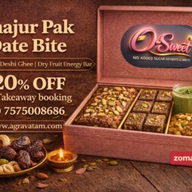 Khajur Pak Sugar Free Date Bite Energy Bar O-Sweet Agravatam Modern Ayurvedic kitchen Ahmedabad