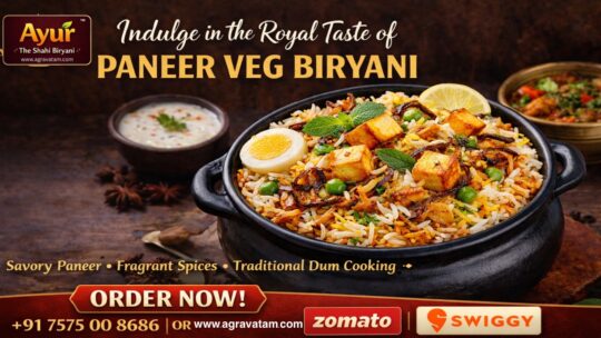 Paneer Veg Biryani Ahmedabad